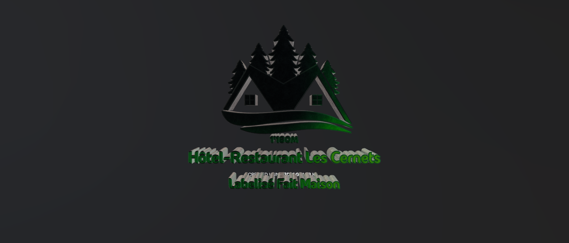 Hôtel Restaurant les Cernets LOGO 3D 2026
