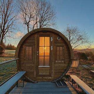 Levé de soleil sur notre Tiny House