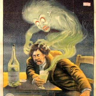 Affiche française dénonçant les dangers de l'alcool et de l'absinthe au début du XXe siècle