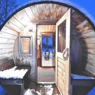 Panorama Sauna en extérieur Val de Traves Les Cernets