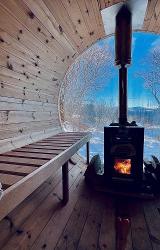 Sauna Panoramique situé au Val-de-Travers, Jura Suisse